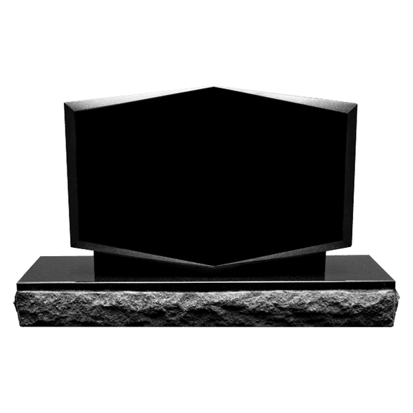 Jet Black Granite Upright Mini Memorial (RT01)