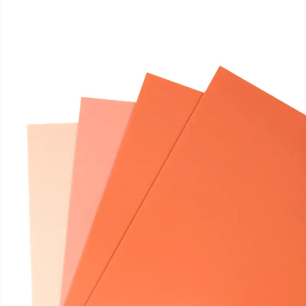 Orange Cast Acrylic Sheets 1/8"